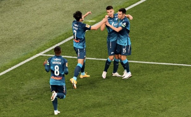 Зенит се върна на върха в класирането на руското първенство bet365