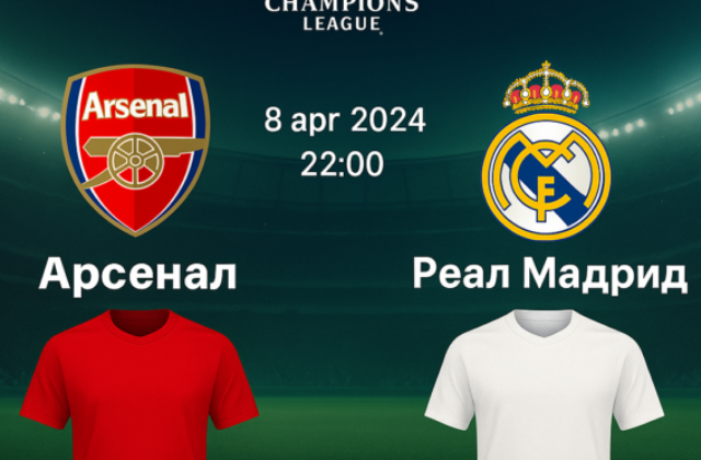 Арсенал - Реал Мадрид bet365