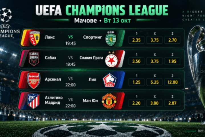 Шампионска лига bet365